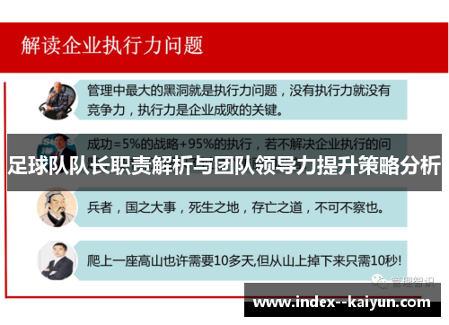 足球队队长职责解析与团队领导力提升策略分析