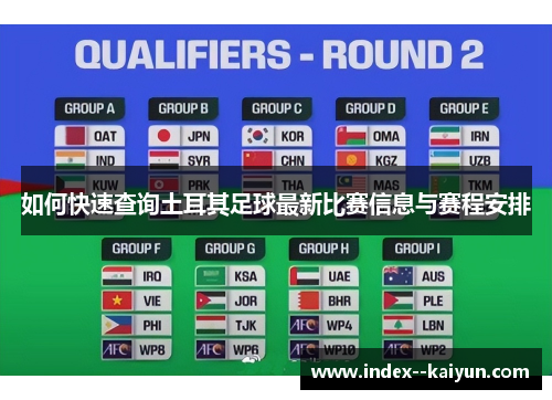 如何快速查询土耳其足球最新比赛信息与赛程安排